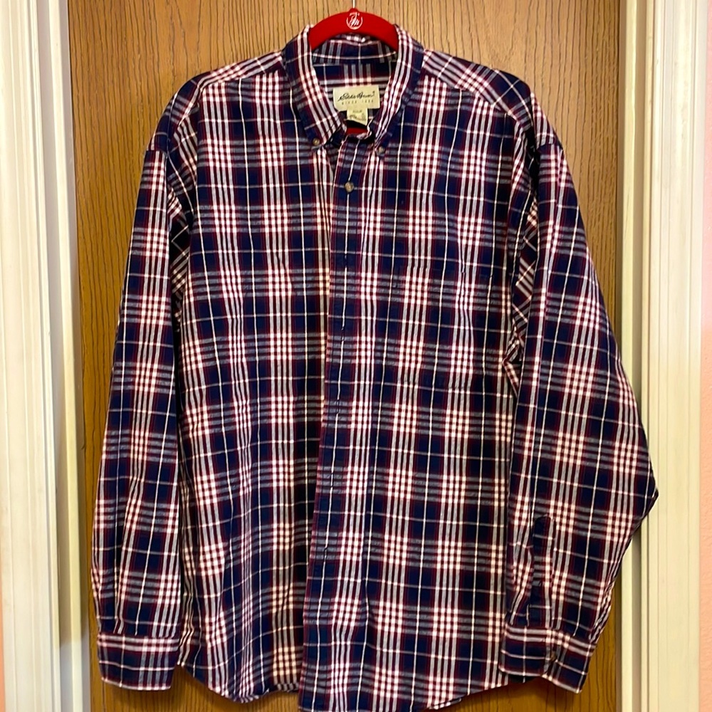 Eddie Bauer mens xl long sleeve cotton shirt
